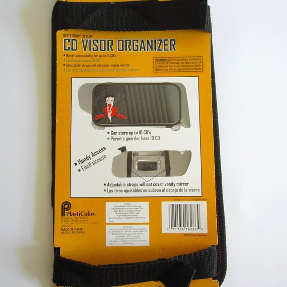 Betty Boop 10 CD Visor Organizer Car - Picture 4 of 6